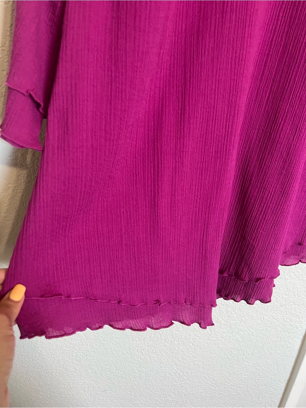 Soft Surroundings Siesta Key Tunic in Vibrant Orchid - Picture 5 of 10